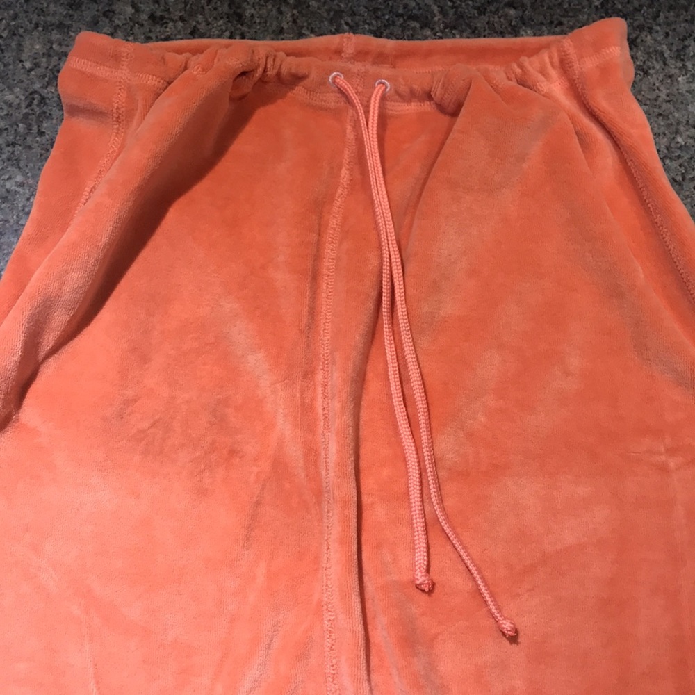 Orange Horny Toad size Small draw string skirt - velour feel